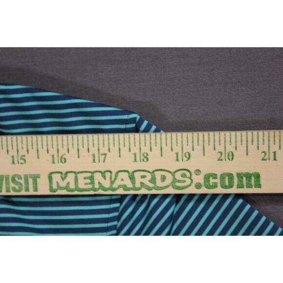 Vineyard Vines Polo Shirt Men Blue Striped On The Go Sankaty Golf OTG  Stretch S - Picture 4 of 10